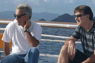 Lord Mandelson and Epstein on a boat together